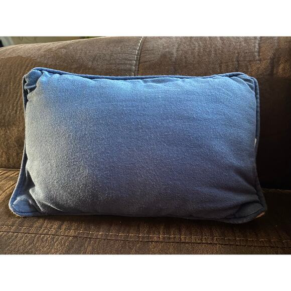 Peace Angel Tapestry Decorative Pillow 12 x 8 in needlepoint - Picture 2 of 2